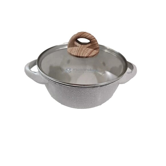 Masterclass Saucepan Casserole 8 inch 2.4 QT With Lid Premium Kitchen Cookware - Picture 1 of 6